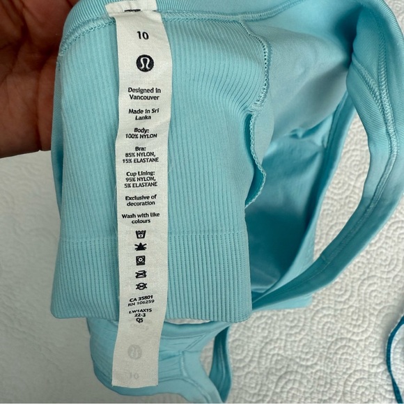 Lululemon Athletica Light Blue Tank Top - Picture 11 of 12